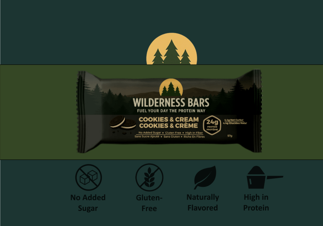 Cookies & Cream Wilderness Bars - Wilderness Bars