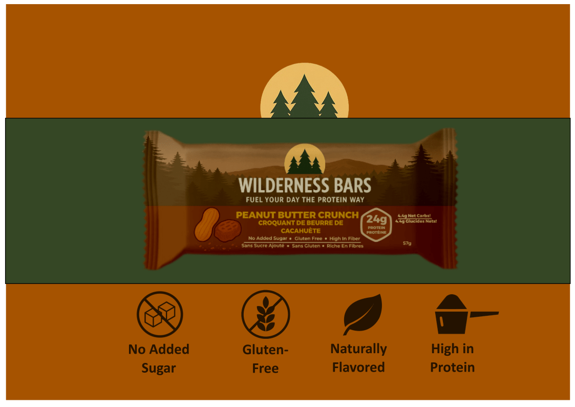 Peanut Butter Crunch Wilderness Bars - Wilderness Bars